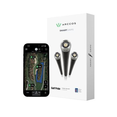 Arccos Golf Pride MCC & Tour Velvet Smart Grips: Golf's #1 Game Tracking Platform, Automatic Shot Tracking, A.I. Powered GPS Rangefinder, Strokes Gained Analytics & Smart Club Distances