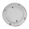 4in,4in Steel Deck Cover Plate with Hole Key view 2