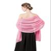 olyrjie Soft Chiffon Scarfs Shawls and Wraps for Evening Dresses Wedding Shawl Wraps Bridal Scarve for Women Peach Pink,72''18'' view 1