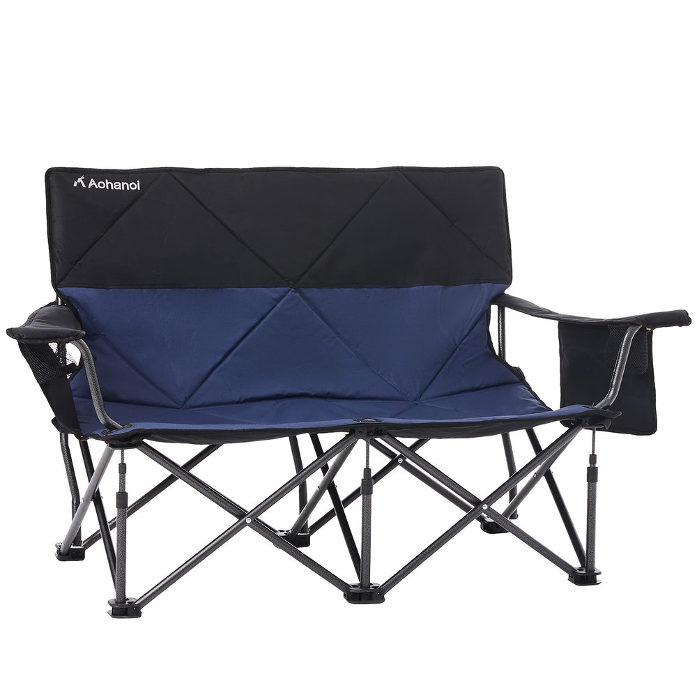 Aohanoi Oversize Camping Chairs (loveseat Blue, 1PC)