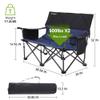 Aohanoi Oversize Camping Chairs (loveseat Blue, 1PC) view 3