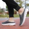 LLTMALL Mens Open Back Walking Sneaker Slippers Comfortable Mesh Knit Slip On Indoor Outdoor Mules Dark Grey 12 view 2