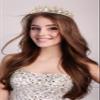 Glamorous Crystal-Studded Wedding Crown with Leafy Accents and Combs (Gold, Normal) view 3