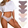 SHARICCA Women Seamless Cheeky Bikini No Show Panties Ladies Invisible Breathable Hipsters Soft Stretch Underwear 6 Pack (6P14,S) view 1