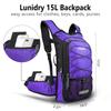 Lunidry Insulated Hydration Pack Backpack with 3L BPA Free Leak-Proof Water Bladder, Keep Liquids Cool for Up to 5 Hours, Daypack for Hiking, Running, Cycling, Hunting, Climbing view 2