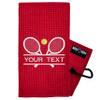 Personalized Tennis Towel | Embroidered for Men and Women | Custom Court Accessory | Tennis Gifts view 1
