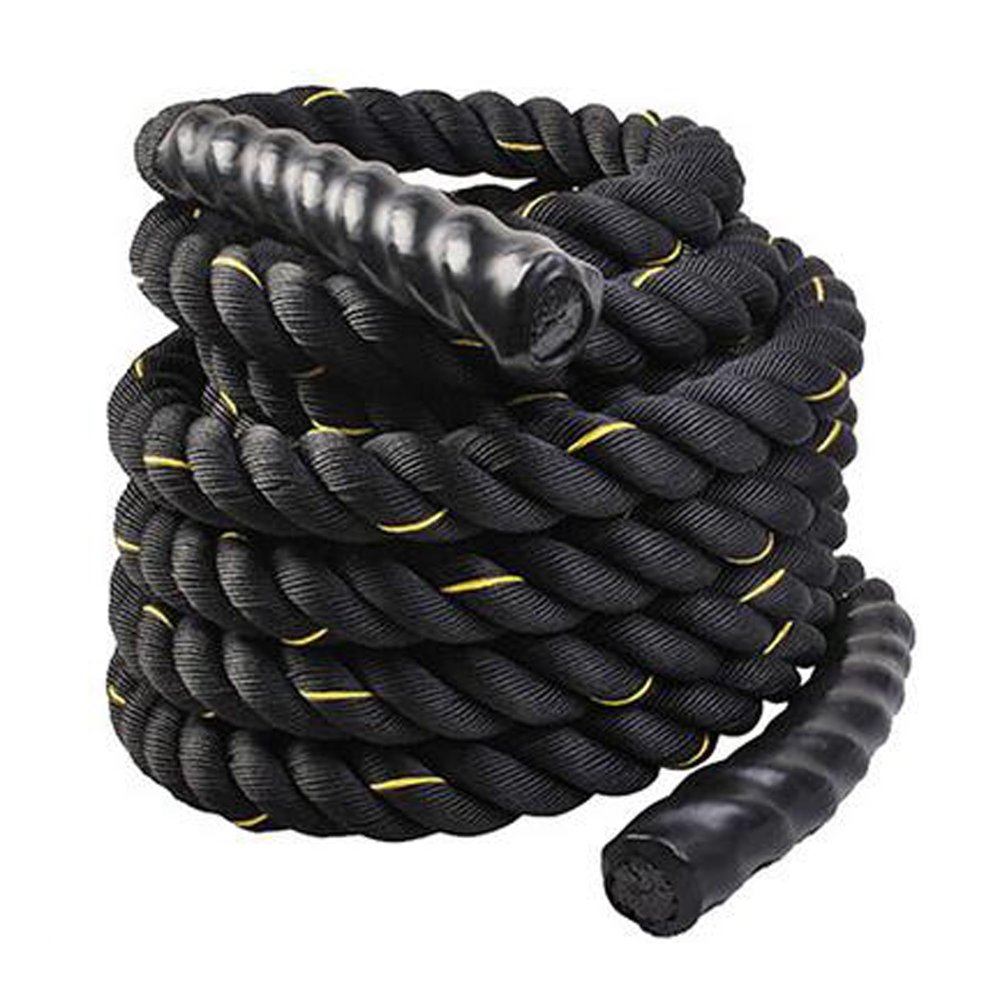 INTSUPERMAI Battle Rope 50 Feet Fitness Gym Power Training Battle Rope Poly Dacron Heavy Climbing Training Rope