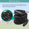 INTSUPERMAI Battle Rope 50 Feet Fitness Gym Power Training Battle Rope Poly Dacron Heavy Climbing Training Rope view 3