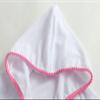Little Girls Swim Cover Up Kids Swimsuit Coverup Zip Up Beach Bathing Suit Hooded Bathrobe Absorbent Toddler Bikini (White, 3-4 Years) view 3