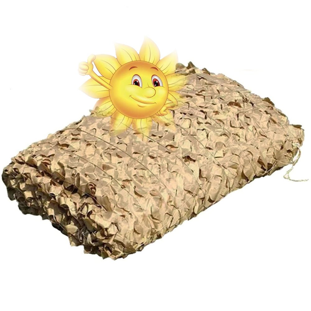 Camouflage Netting, Camo Netting,Army Camouflage,for Decorations, Hunting, Camping, Shooting, Car Cover, Sunshade, Party(Size:2mX10m)