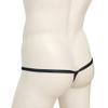 COMLIFE Mens Mesh Breathable Low-Rise G-String Panties Male Soft Thong Panties Underwear Black view 3