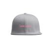 Miujonvy Personalized Hip Hop Flat Hats for Unisex Hip Hop Flat Bill Brim Adjustable Polo Cap Gray view 1