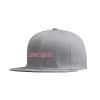 Miujonvy Personalized Hip Hop Flat Hats for Unisex Hip Hop Flat Bill Brim Adjustable Polo Cap Gray view 2