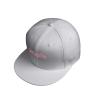 Miujonvy Personalized Hip Hop Flat Hats for Unisex Hip Hop Flat Bill Brim Adjustable Polo Cap Gray view 3