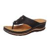 JYSwoshoe Womens Sandals, Sandals for Women Dressy Summer, Women's Slip On Clip Toe Thong Sandals Flat Casual Outdoor Sandals Slippers view 3