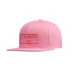 Miujonvy Customized Snapback Hats for Unisex Hip Hop Flat Bill Brim Adjustable Polo Cap Pink view 2