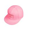 Miujonvy Customized Snapback Hats for Unisex Hip Hop Flat Bill Brim Adjustable Polo Cap Pink view 3