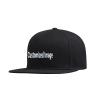 Miujonvy Design Your Own Hip Hop Hats for Unisex Hip Hop Flat Bill Brim Adjustable Dad Hats Black view 2