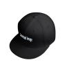 Miujonvy Design Your Own Hip Hop Hats for Unisex Hip Hop Flat Bill Brim Adjustable Dad Hats Black view 3