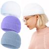 ROYBENS Swag Wool Knit Cuff Short Fisherman Beanie for Men Women Winter Hat view 1