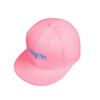 Miujonvy Bespoke Hip Hop Caps for Unisex Hip Hop Flat Bill Brim Adjustable Curved Brim Hat Pink view 3
