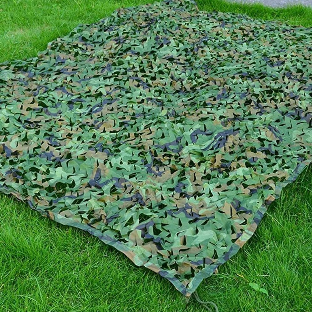 CHEVVY Camo Netting Large Camouflage Net Camo Mesh Netting Blind Netting for Hunting, Sun Shade, Camping, Outdoor, Military Theme Party Decorations 3x4m 4x6m 5x6m 10x10m (Size : 2x5m/6.6x16.4ft)
