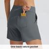 Willit Women's 5 inch Swim Board Shorts Swimming Bottoms Tummy Control Beach Shorts with Liner Gray S view 3