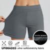 Willit Women's 5 inch Swim Board Shorts Swimming Bottoms Tummy Control Beach Shorts with Liner Gray S view 4