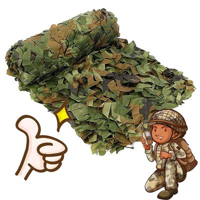 CHEVVY Camo Netting, Woodland Camouflage Net, Military Netting, Outdoor Shade Net, Sunscreen Netting, Theme Party Decoration Camping Military Hunting Shooting Blinds (Size : 3x8m/9.8x26.2ft)