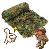 CHEVVY Camo Netting, Woodland Camouflage Net, Military Netting, Outdoor Shade Net, Sunscreen Netting, Theme Party Decoration Camping Military Hunting Shooting Blinds (Size : 3x8m/9.8x26.2ft) view 1