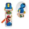 Skater SDC6N-A Water Bottle, 20.8 fl oz (580 ml), Super Mario, 23, Direct Drinking, Stainless Steel, Sports Bottle view 1