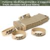 Aolamegs 10 Pack .308 Winchester Magazine Bands, Durable Silicone Magazine Marking Band, Perfect Ammo Caliber Labels for Magazine Identification (Khaki-Black) view 3