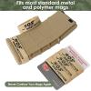 Aolamegs 10 Pack .308 Winchester Magazine Bands, Durable Silicone Magazine Marking Band, Perfect Ammo Caliber Labels for Magazine Identification (Khaki-Black) view 4