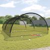 vidaXL Baseball Batting Cage Net - Black Polyester Material, 236.2x157.5x98.4 Size, for All Player Levels, Durable with Fiberglass Structure view 2