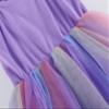 GSVIBK Baby Girls Tutu Dress Toddler Tulle Tutu Dress Infant Tulle Dresses Princess Party Dress 582 Rainbow Purple 80 view 2