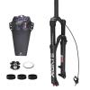 MEROCA Mountain Bike Front Fork 26 Inches 27.5 Inches 29 Inches Air Pressure Shock Absorber Front Fork Disc Brake Quick Release Version Air Fork (Wire-Controlled Front fork-27.5 with Damping) view 1