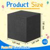 10 Pieces Foam Pit Blocks Foam Pit Cubes Trampoline Blocks Padding for Gymnastics Parkour Courses Trampoline Arenas BMX, Charcoal Gray view 3