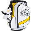 LEZAX Fukuoka Softbank Hawks SBCB-3446 7.5 Type Stand Caddy Bag, White view 2