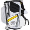 LEZAX Fukuoka Softbank Hawks SBCB-3446 7.5 Type Stand Caddy Bag, White view 3