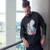 ALLNTRENDS Ice Cream Pop Artist Graphic Sweatshirt (3XL, Black) view 4