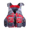 JKSPORTS Fly Fishing Vest, Fishing Safety Life Jacket for Swimming Sailing Boating Kayak Floating Multifunction Breathable Backpack for Men and Women Vest/Kayak (Peony,with Foam) view 1