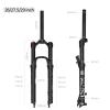 MEROCA Mountain Bike Front Fork 26 Inches 27.5 Inches 29 Inches Air Pressure Shock Absorber Front Fork Disc Brake Quick Release Version Air Fork (Shoulder Control Front Fork -26 Without Damping) view 3