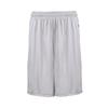 Badger Sport 7" Moisture Wicking Shorts with Pockets. Silver Adult Medium view 1