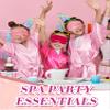 Sintuff 24 Pcs Girls Spa Birthday Party Supplies for 6-12 Years Girls Robes Sleepover Party Supplies Kids Robes Slumber Bulk(Size 12,Rose Red Birthday) view 4