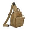 ABCAMO Tactical Sling Bag for Men, Small Crossbody Bag Chest Holster, EDC Shoulder Bag, Khaki