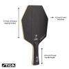 Stiga Cybershape Carbon CWT Table Tennis Blade with Custom Weight Technology I Superior Control, Enhanced Grip for Offensive Play - Pen - Black view 2