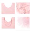EASTBUDDY Ballet Dress for Girls,Toddler Dance Leotard with Tutu Skirt Short Sleeve Ballerina Outfit (Pink-Open Crotch With Snaps/2-3 Years) view 4