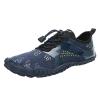 Outdoor Couple Women Men Waterproof Mountaineering Casual Sport Shoes Buckle Strap Beach Mens Go Walk Max (Dark Blue, 7) view 1