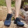 Outdoor Couple Women Men Waterproof Mountaineering Casual Sport Shoes Buckle Strap Beach Mens Go Walk Max (Dark Blue, 7) view 2