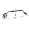 FREAZE 24" Fitness LAT Pull Down Bar With Handle, Heavy Duty Cable Machine Attachments For Gym, Rotating Weight Machine Attachment With Carabiners (Size : 62cm/24") view 2